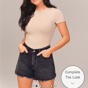 NWT Abercrombie Curve Love High Rises 90s Cutoff shorts size 24